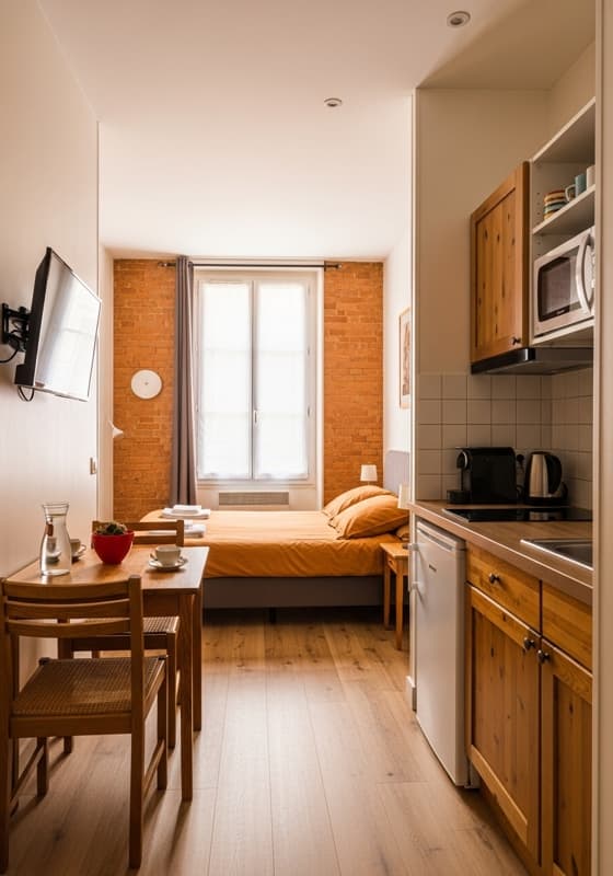 Studio étudiant rénové, exemple d'annonce de location